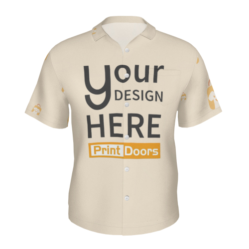 All-Over Print Men's Casual Shirt|Polyester