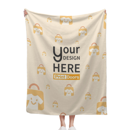 Single-sided Print-Blanket (40x50inch) | 300GSM Flannel (Made in USA）