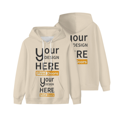All-Over Print Adult Hoodie (EU Size) (Printing Supported on the Inside of the Hood)(Pockets Designed Separately)| 260GSM Polyester (Plus Fleece)