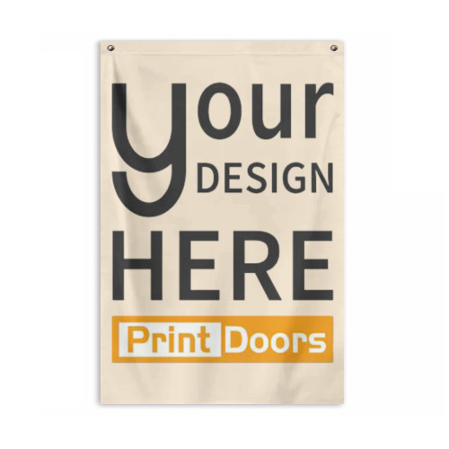 Double Sided Printed Flag Multi-Size (Vertical) | Polyester