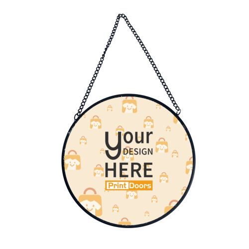 Single-Sided Printed Stained Glass Suncatcher（Flat Surface） | Glass (Made in USA）