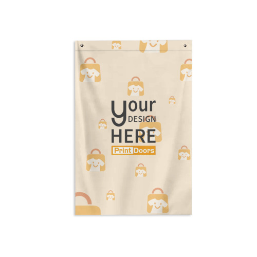 Single-Sided Printed Flag (2x3ft)(Vertical Version)-Stitched Hem | Polyester (Made in USA)