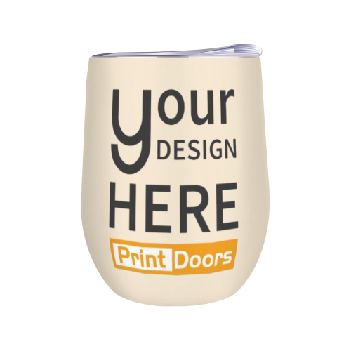 All-Over Print Stemless Wine Tumbler（350ml/12oz）| Stainless steel 304