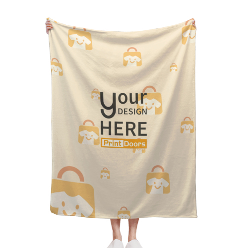 Single Sided Printed Flannel Blanket (30x40inch) | 300GSM Flannel (Made in USA)