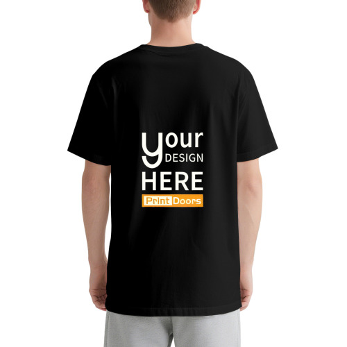 Men's T-shirt (Back Side) | 200GSM （DTF）Cotton (Made in UK)