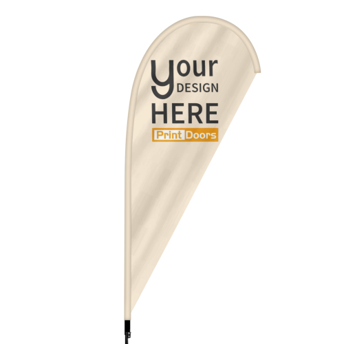 Double Sided Printed Outdoor Advertising Teardrop Flag,Feather Flag(2.5x5.5ft) | Polyester